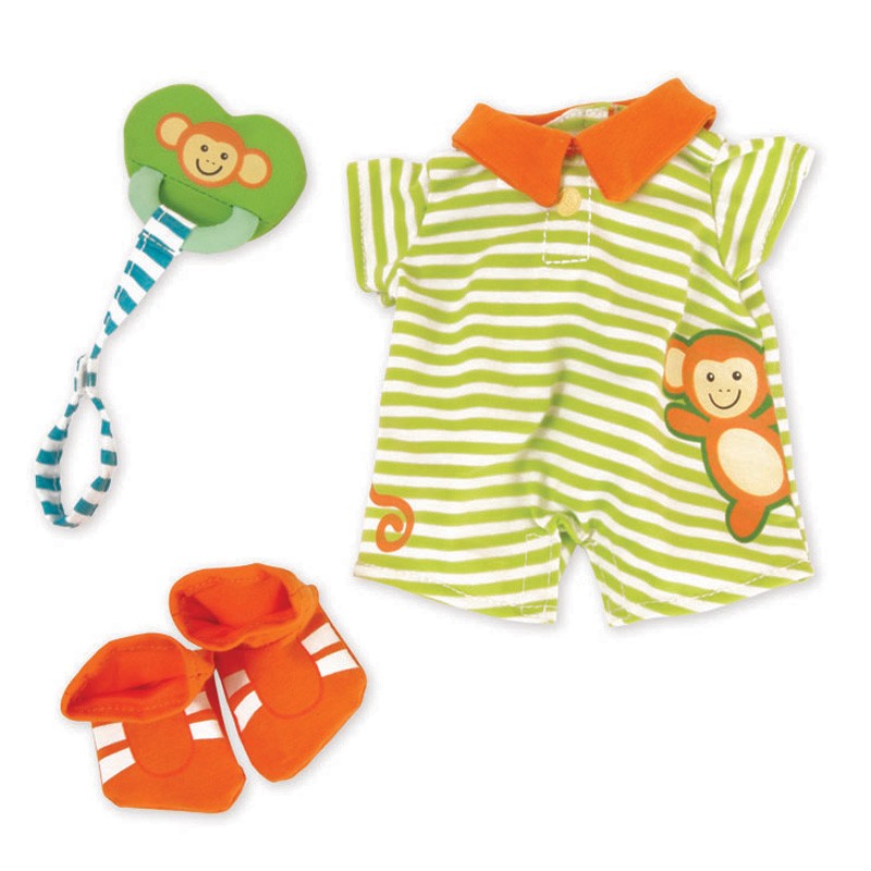 Baby Stella, Pajac z opico obleka za mehkega dojenčka