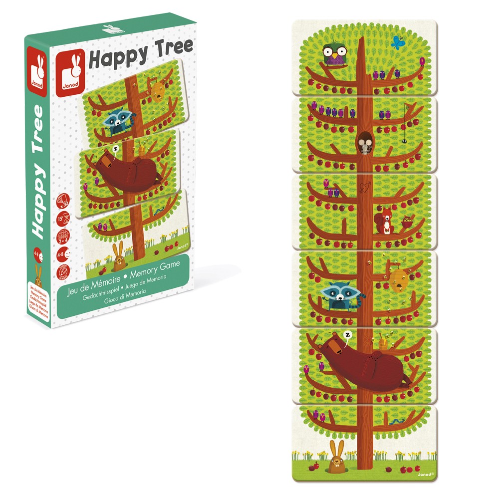 Janod, Družabna igra spomina Happy Tree