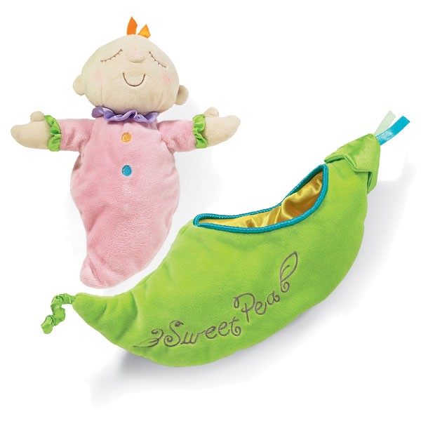 Mehak dojenček oz. punčka Snuggle Pods, Sweet Pea