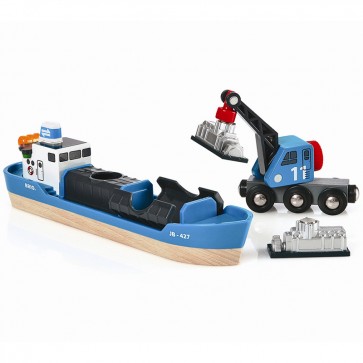 Brio, Tovorna ladja in vagon z žerjavom