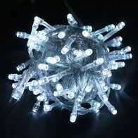Božična svetlobna veriga - hladno bela - LED