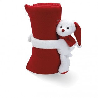 Božična odeja z medvedkom