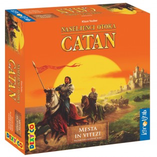 Družabna igra, Naseljenci otoka Catan - Mesta in Vitezi