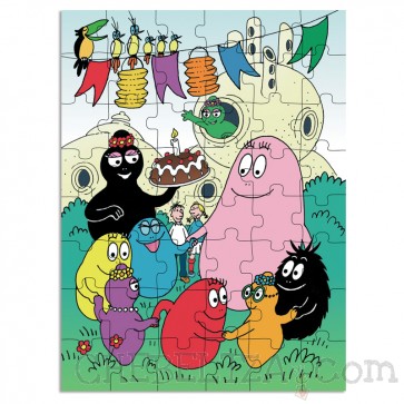 Barbapapa - Lesena sestavljanka (48 kosov)