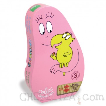 Barbapapa - Lesena sestavljanka 2 x 24 kosov