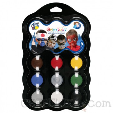 Grim'Tout, Barve za poslikavo na vodni osnovi - Junaki