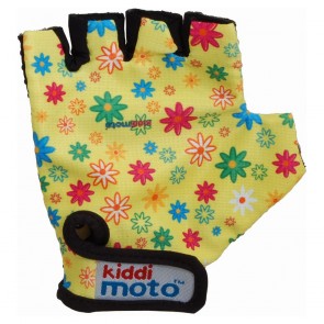 Otroške kolesarske rokavice z rožicami
