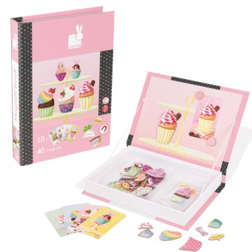 Janod, MagnetiBook Tortice Cup Cakes